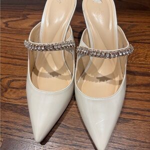 Jessica Simpson heels with rhinestones